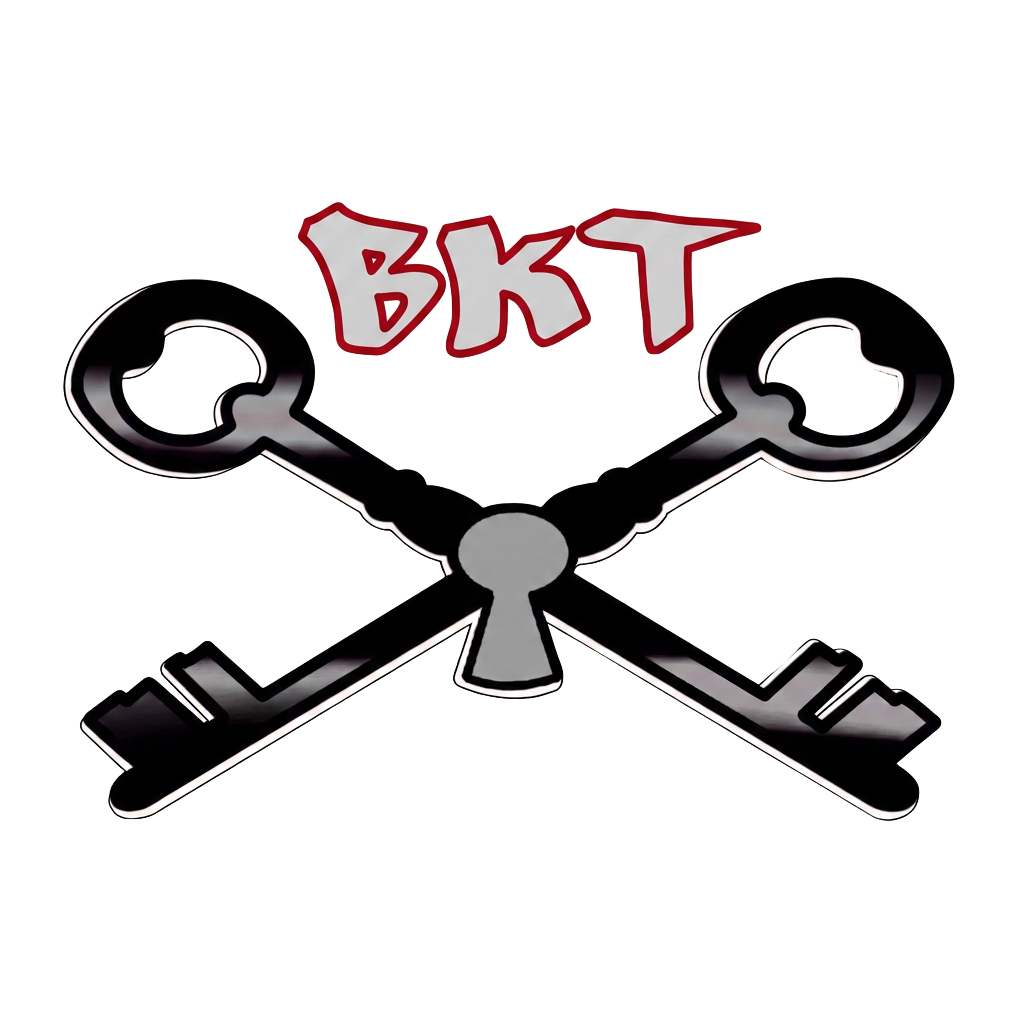 Branded Key Tattoo crossed keys logo